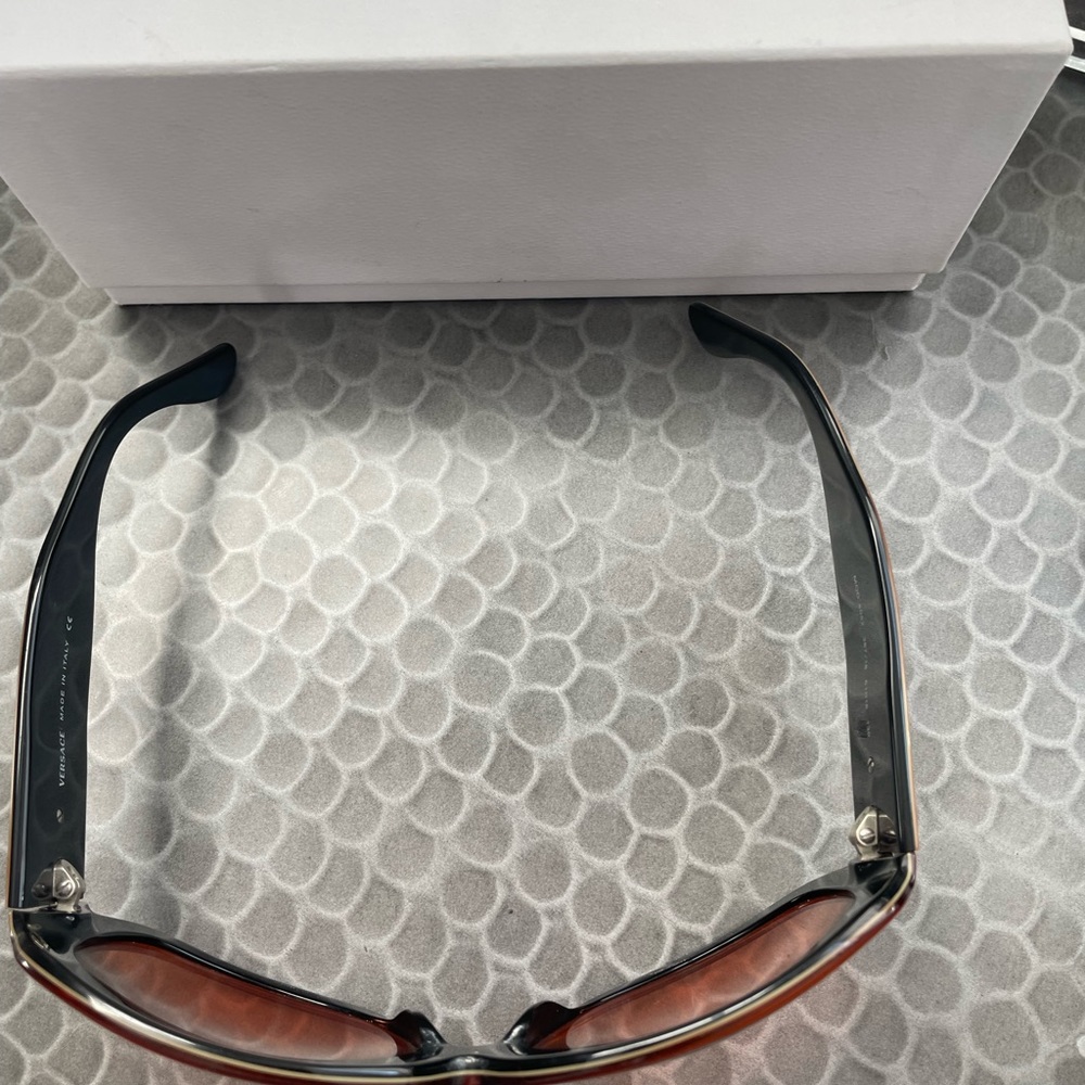 Versace Burnt Orange Sunglasses from Italy - Picture 6 of 7